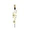 15" Gold Flower Wreath Hanger by Ashland®
